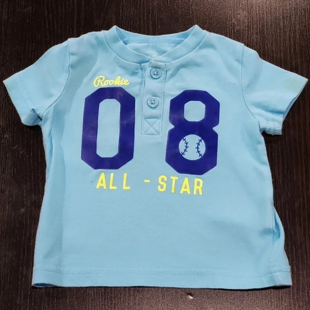 Just One You By Carter's Toddler 2pc Short Sleeve Shirt & Shorts,Size 6M